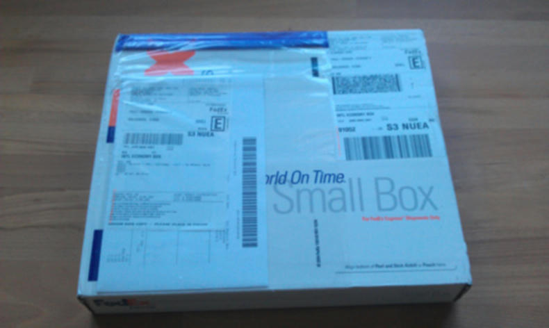 FedEx shipping box